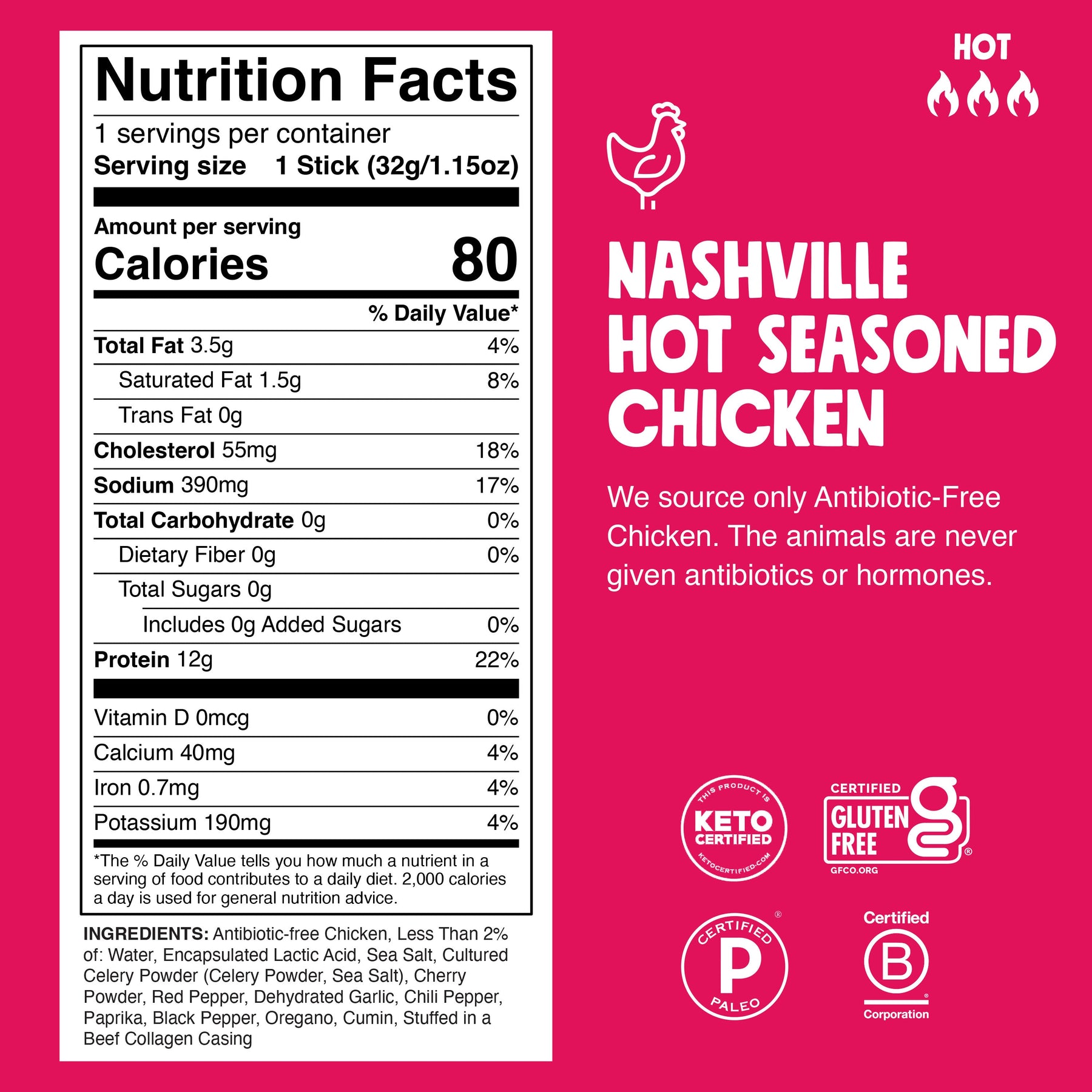 Nashville Hot Chicken - Classic Soft Snack