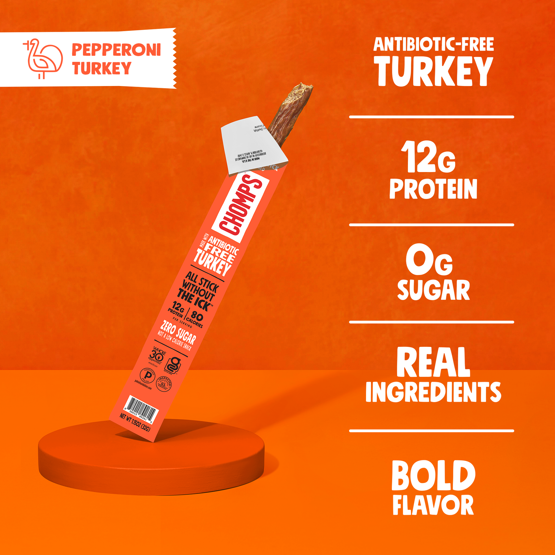 Pepperoni Seasoned Turkey - Simple Carry Stock