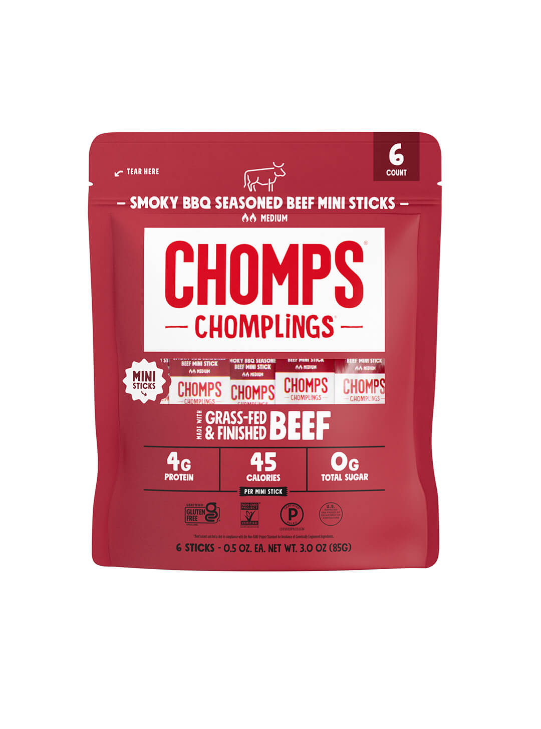 6 ct. Smoky BBQ Beef Chomplings - Variety Bright Pick